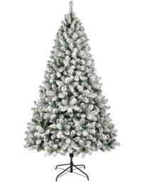 Flocked Woodcote Spruce Artificial Christmas Tree 2.1m Premier