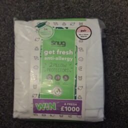 Snug - 2 (pair) X Quilted Anti-allergy Pillow Protectors,