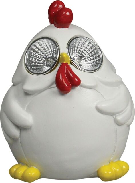 White Hen Led Solar Light Animal Garden Luxform Lighting With