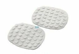 Blue Canyon Pack Of 2 Piece White Rubber Suction Soap Dish Holder