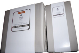 West Park Luxury Deep Fitted Sheet Size Super King & 2 Cases 100%