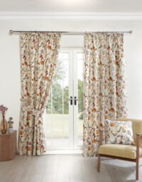Lined Pencil Pleat Floral Curtains Sundour Grove Multi