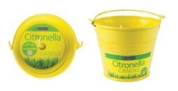 Citronella Bucket Candle Outdoor Pests Mosquitoes Flies Camping Garden
