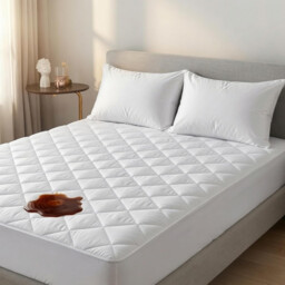 Cotton Comfort Bedding Waterproof Mattress Protector Double 4-layer