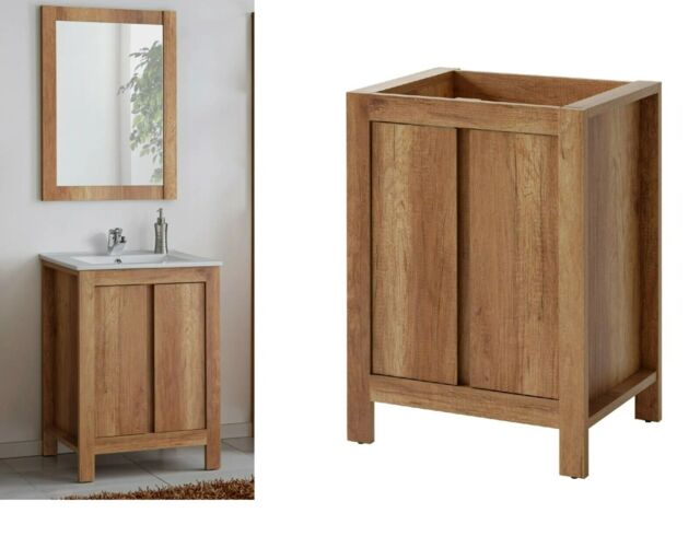 Bathroom Vanity Unit 600mm Floor Standing 60cm Sink Cabinet Classic