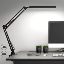 Skyleo Led Desk Lamp With Clamp - Led Desk Light For Office - 3 Color