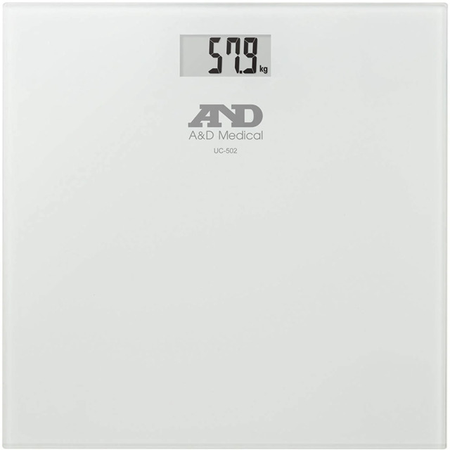 A&d Medical Uc-502 Glass Topped Personal Scale