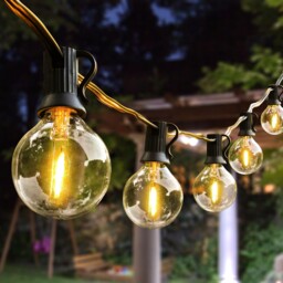 Avanlo Led Outdoor String Lights, 30ft Garden G40-30ft, Warm White