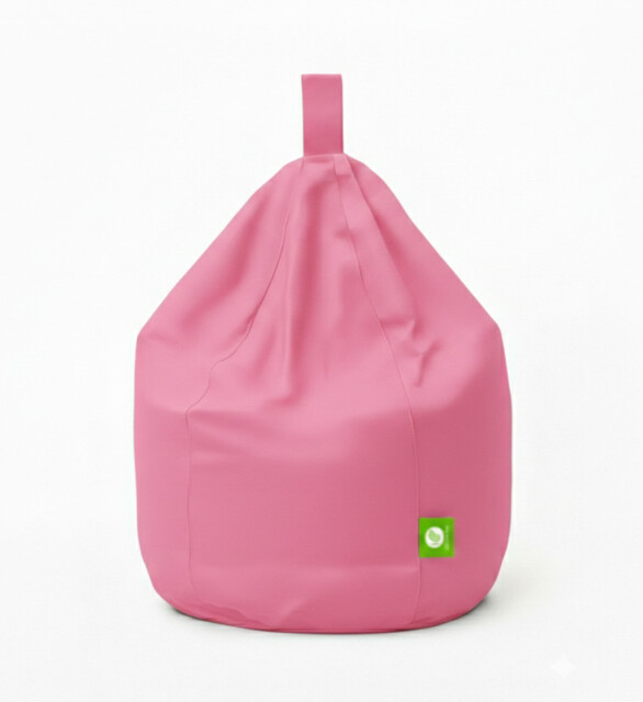 Kids Hot Pink Bean Bag Child Size Pre Filled Girls Bedroom Playroom
