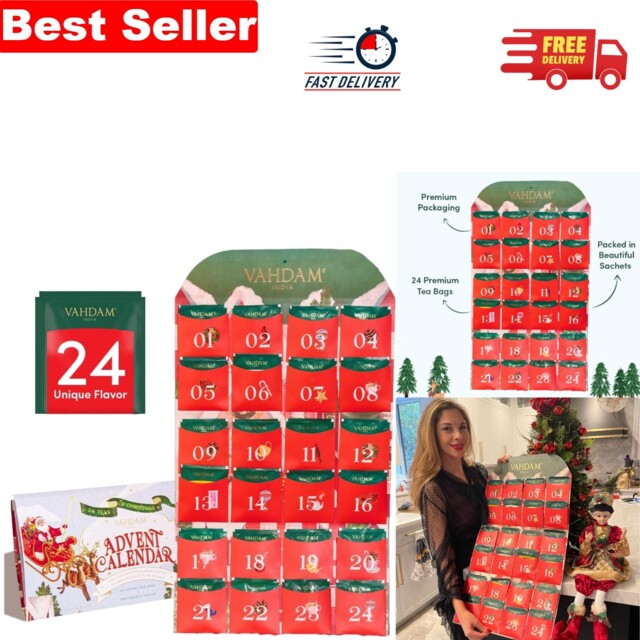 Limited Edition Advent Calendar 2026 Tea Bags Gift Box - 24 Unique