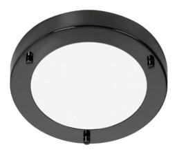 Bathroom Light Black Rondo G9 Ip44 Mirror 185mm Oaks Lighting Rondo/18
