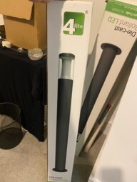 4lite Die-cast Aluminium 900mm Led Bollard - Graphite 4l2/4001 Brand
