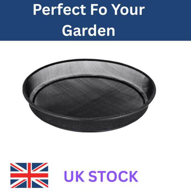 Durable Metal Mesh Wild Bird Feeder With Flower Dish -outdoor Bird