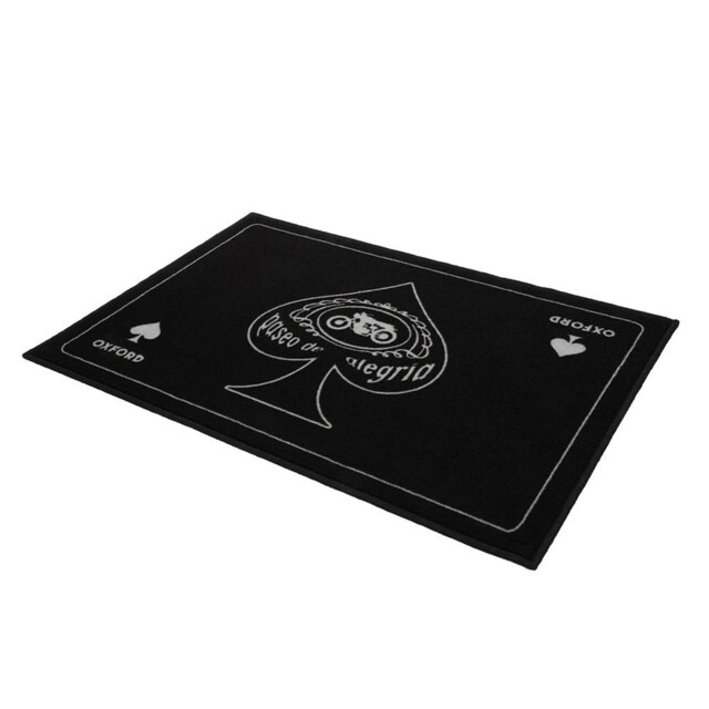 Oxford Scrambler Motorcycle Garage Door Mat Anti-slip Indoor Ace Of