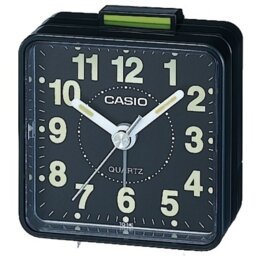 Casio Wake Up Timer Tq-140-1ef Alarm Clock Excellent Regular, Black