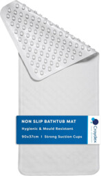 Croydex Rubagrip Bath Mat Non Slip Anti Mould For Inside Bath - Slip