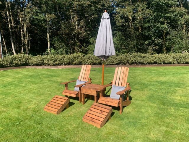 Wooden Garden Garden Patio Sets Rustic Solid Wooden Sleeper