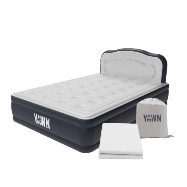 Deluxe Self-inflating Airbed With Custom Fitted Sheet Included -