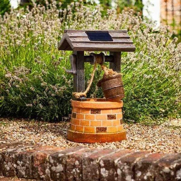 Smart Garden Solar Wishing Well Fountain