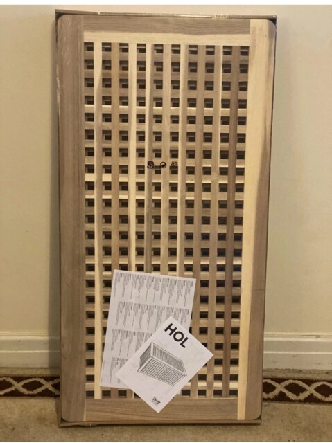 Brand Ikea Hol Acacia Storage Table,acacia,98x50cm,501.613.21 /