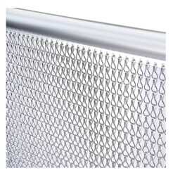 Aluminium Chain Curtain 90x200cm Fly Screen Door Insect Barrier Silver