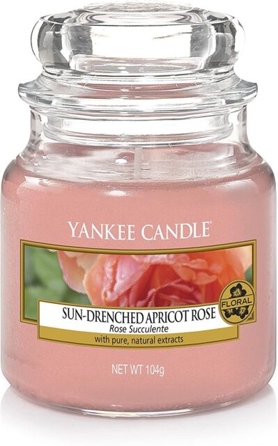 Yankee Candle Classic Small Jar Sun-drenched Apricot Rose Candle Home