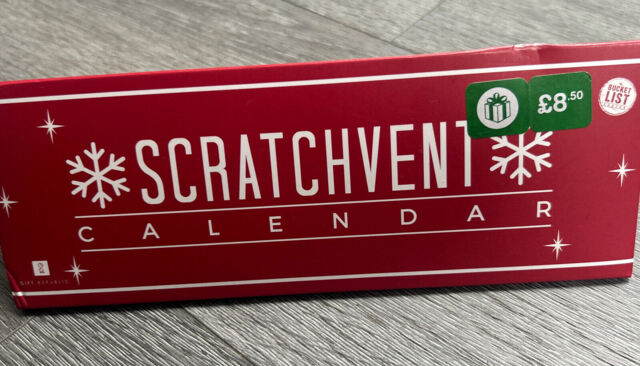 Advent Calendar - Scratchvent Calendar Scratch Off Christmas Advent