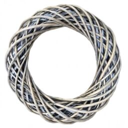 Large Antique Wash Willow Ring Wreath 48cm Diameter