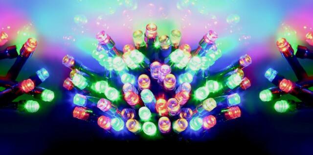 Premier Timelights Battery 200 Multi Action Christmas Tree Lights