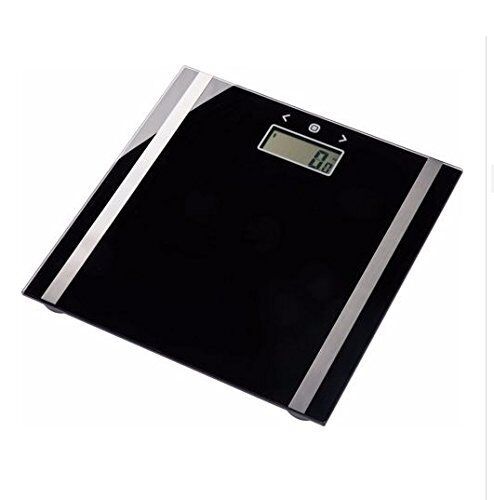 Salter Ultra Slim Black Glass Body Mass Digital Analyser Bathroom