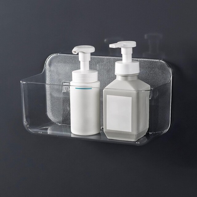 Ettori Shower Caddy, Large Shower Storage,wall Mounted No Drilling