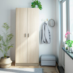 Vita Utility Laundry Cupboard / Cabinet Storage Units In White Or Oak