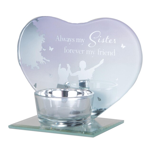 Glass Tea Light Candle Holder By Reflections Of The Heart - Choose