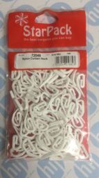 Curtain Universal Gliders Hooks Pack Qty 80 No:72049