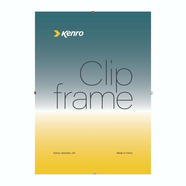 Kenro Acrylic Clip Frame For Pictures Paintings And Posters Wall