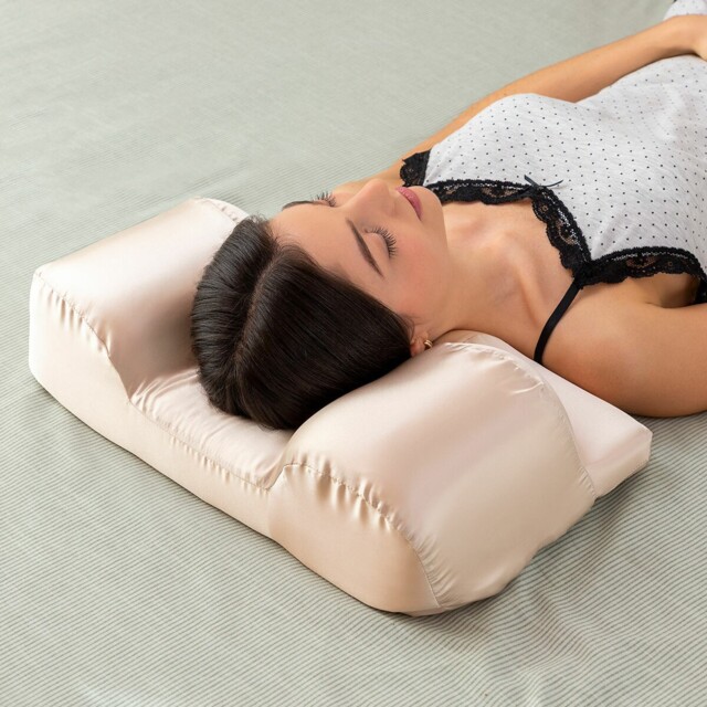 Anti-wrinkle Neck Pillow With Satin Cover Youthlow Innovagoods