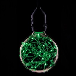 Prolite 1.7w Led G95 Es Poly Star Polycarbonate Lamp, Green