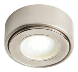 Cabinet Light Silver Laghetto 240v Led Brushed Satin Nickel Cool White