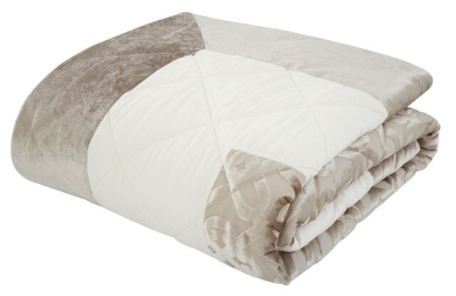 Catherine Lansfield Lattice Cut Velvet Duvet Cover Bedroom Collection