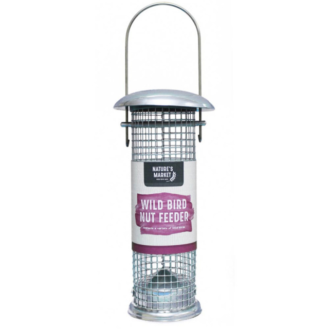 Deluxe Small Nut Bird Feeder Hanging Stainless Steel Garden