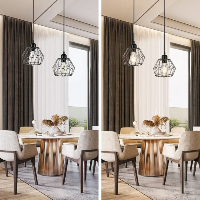 Ceiling Pendant Light Industrial Retro Ceiling Lamp Glass Shade