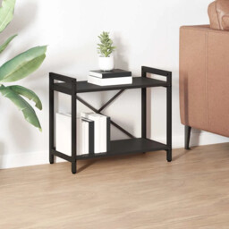 Bookcase Black Oak 60 X 30 X 48.5 Cm Engineered Wood Vidaxl