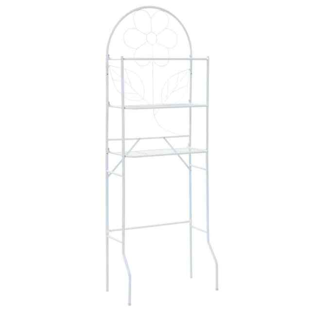 Toilet Rack White 60x33x174 Cm Vidaxl