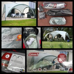 Coleman Event Shelter L Gazebo Sun Shade Garden & Camping 12x12 3.6m