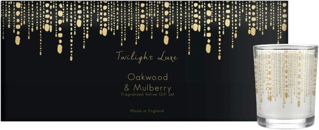 Wax Lyrical Oakwood & Mulberry 3 Votive Pack