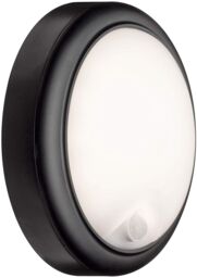Led Wall Light Warm White Sensor Black Free Next Day P&p (a)