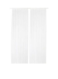 Ikea Teresia Sheer Curtains, 1 Pair, White, 145x250 Cm