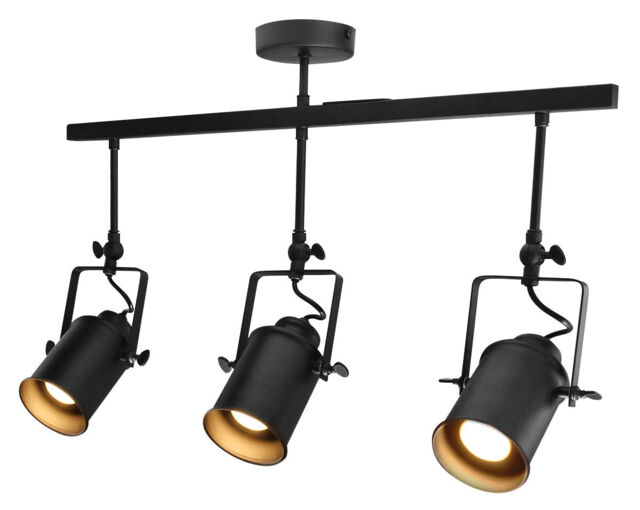 Modern Retro 3 Way Adjustable Gu10 Ceiling Spotlight Kitchen Bar Light
