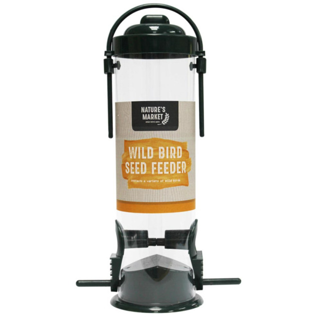 Hanging Bird Feeders Seed Nut Suet Fat Ball Easy Fill Garden Feeding