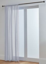 Voile Curtain Panel Lucy Slot Top Plain Curtain Top Quality Voile -